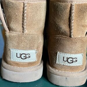 UGG Kids Tan Suede Boots